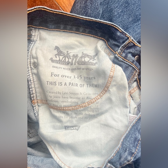 LEVIS STRAUSS & CO. Original 505 Men’s Straight Jeans size W 31 L 30 - Picture 6 of 6